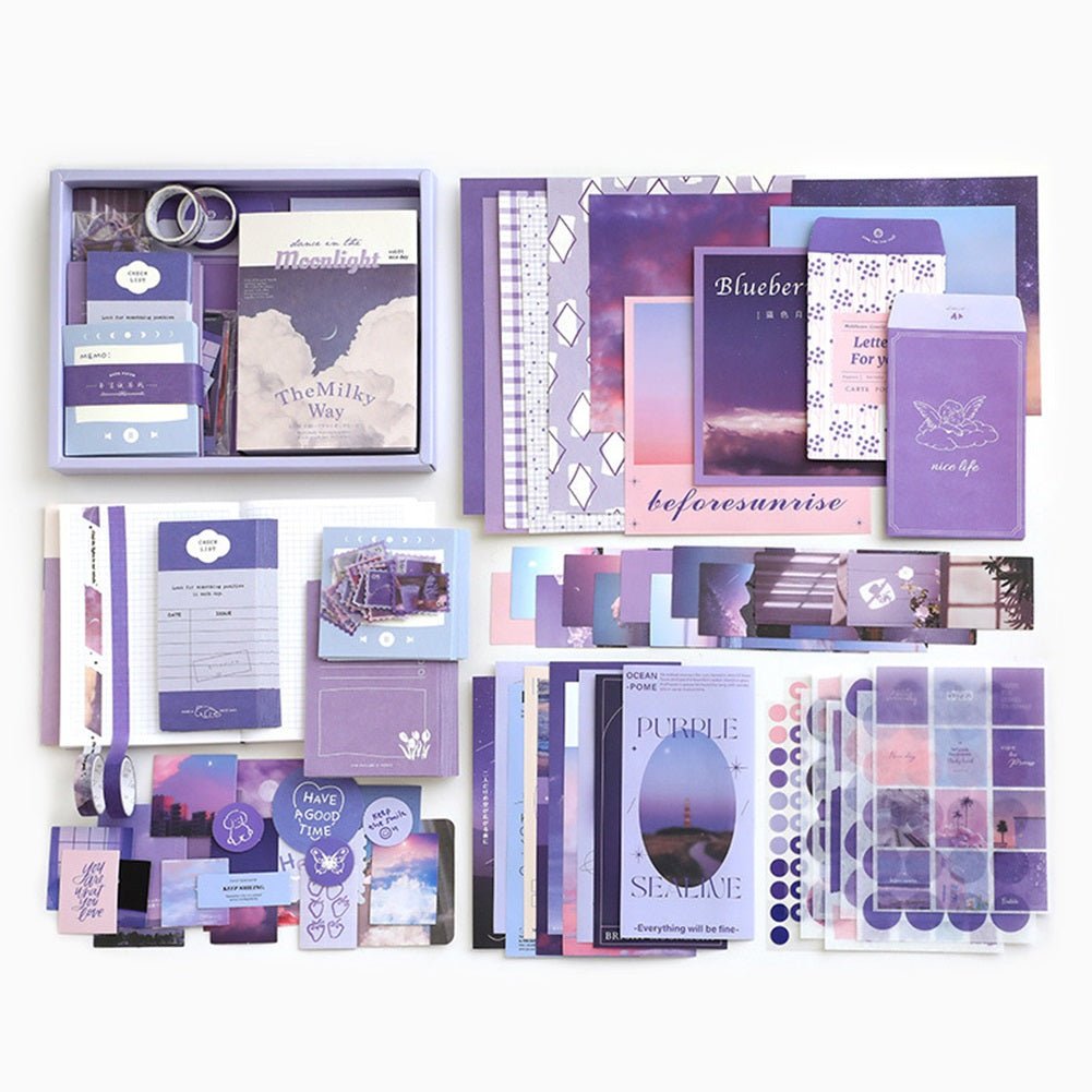 Moonlight theme Scrapbooking/ Bullet Journaling kit – Supple Room