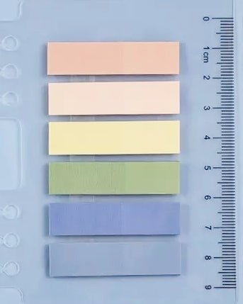 Morandi Transparent Index Tabs/ Page flags/ Sticky notes | Available in various styles - Supple Room