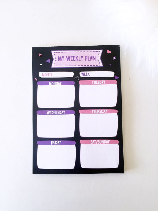 My Space Daily/ Weekly/Monthly Planners | A5 Size | 50 sheets each - Supple Room