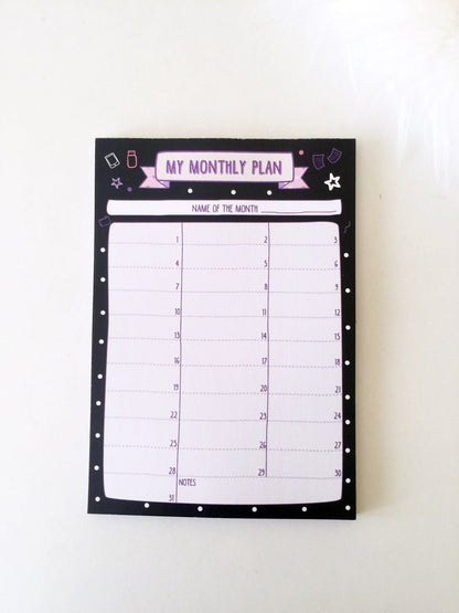 My Space Daily/ Weekly/Monthly Planners | A5 Size | 50 sheets each - Supple Room