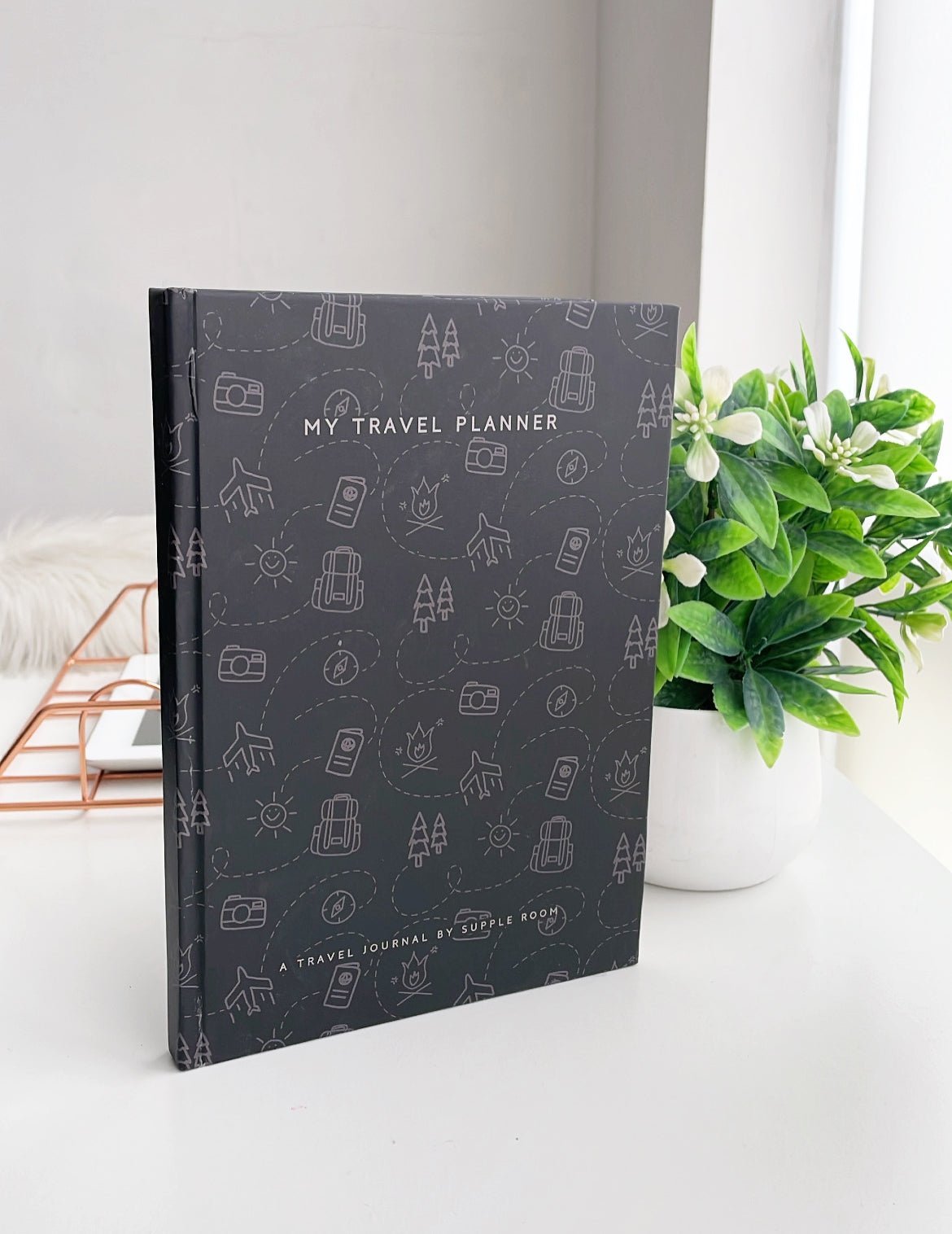 "My Travel Journal" Travel Planner Journal | A5 Size Hardcover - Supple Room