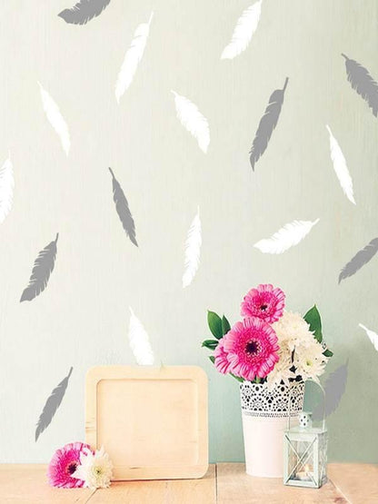 Oh Feather Wall Decals | Room Décor | 12 Pcs - Supple Room