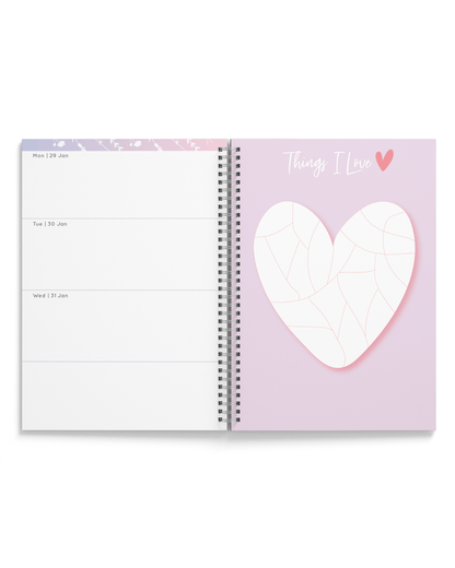 Open for Preorder “Good things take time" Annual Dated Planner 2024 | A5 Spiral HardBound - Supple Room