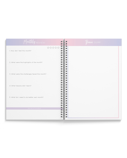 Open for Preorder “Good things take time" Annual Dated Planner 2024 | A5 Spiral HardBound - Supple Room