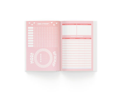 Open for Preorder 'Life is Peachy" Annual UNDATED Planner | A5 Hardbound - Supple Room