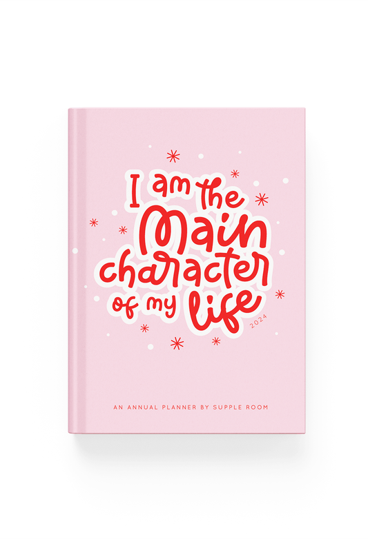 Open for Preorder “Main Character" Annual Dated Planner 2024 | A5 Hardbound - Supple Room