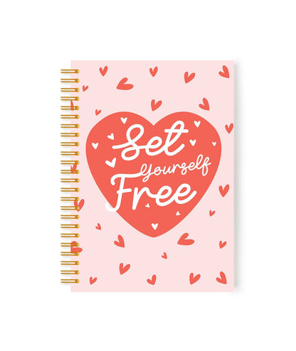 Open for Preorder “Set yourself free" Annual Dated Planner 2024 | A5 Spiral Bound - Supple Room