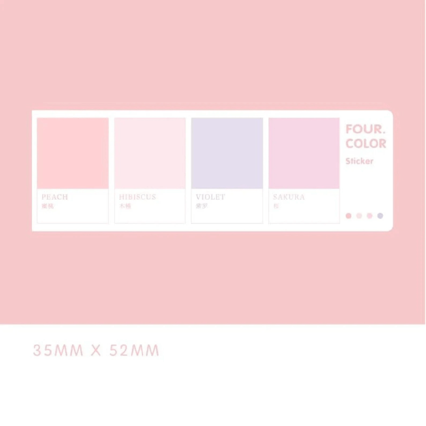 Pantone Shade Sticky notes | Available in four colors - Supple Room