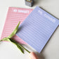 Pastel Blue and Pink Notepads | Set of 2 | 7 x 5.5 inches - Supple Room