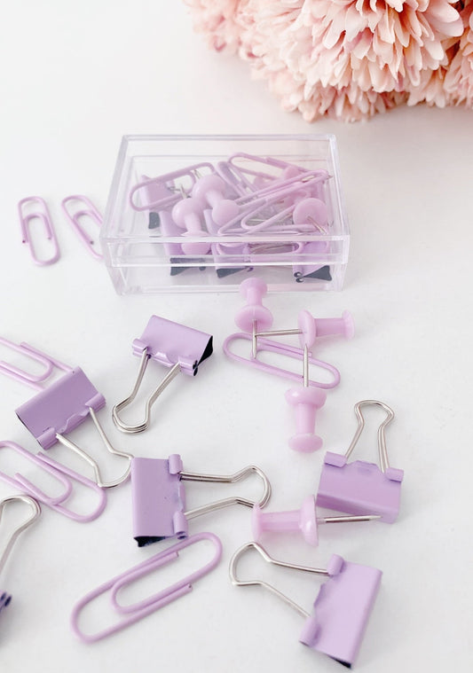 Pastel hues Clip Boxes - Supple Room