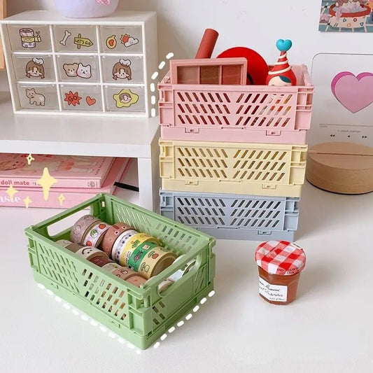 Pastel Macaron Storage Crate organiser - Supple Room