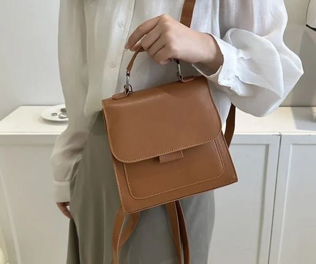 Pastel Serenity PU Leather Mini Backpack - Supple Room