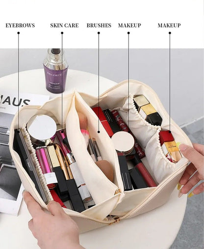 Premium Multi-functional Travel Cosmetic Organiser Bag | High-capacity Makeup Bag Storage Pouch | Available in 2 colors - Supple Room