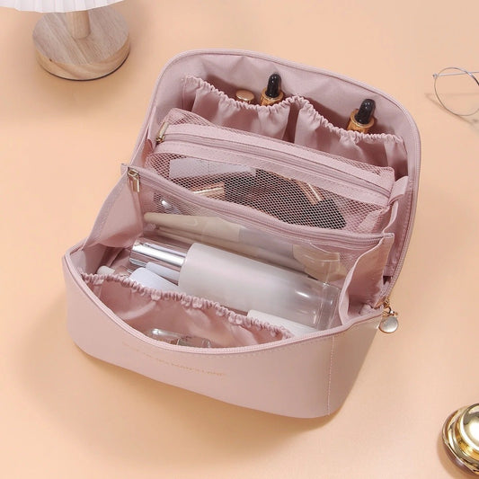 Premium Multi-functional Travel Cosmetic Organiser Bag | High-capacity Makeup Bag Storage Pouch | Available in 2 colors - Supple Room