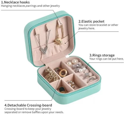 Pretty Pastel Compact Jewellery Organiser | Available in Four Colours - Supple Room