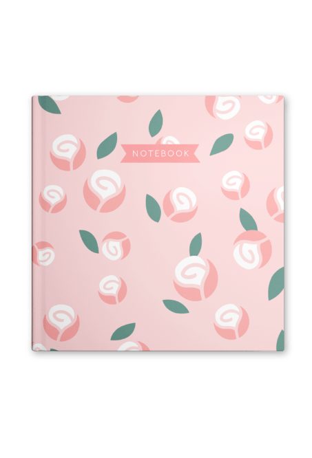 Pretty Roses Notebook | Available in various sizes - Supple Room