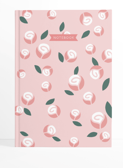 Pretty Roses Notebook | Available in various sizes - Supple Room