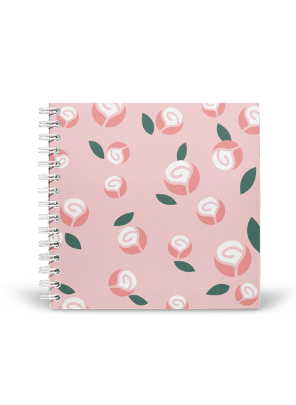 Pretty Roses Notebook | Available in various sizes - Supple Room