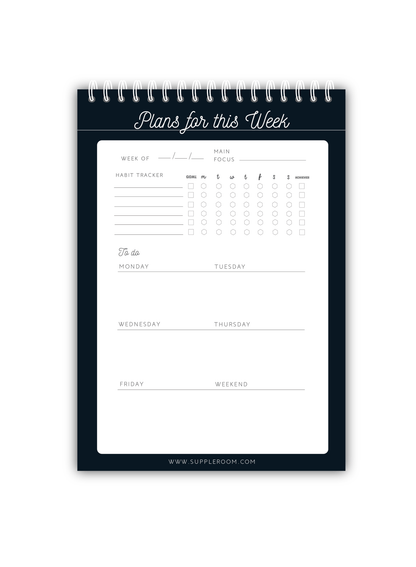 Productive Weekly Planner | 50 sheets Pad - Supple Room