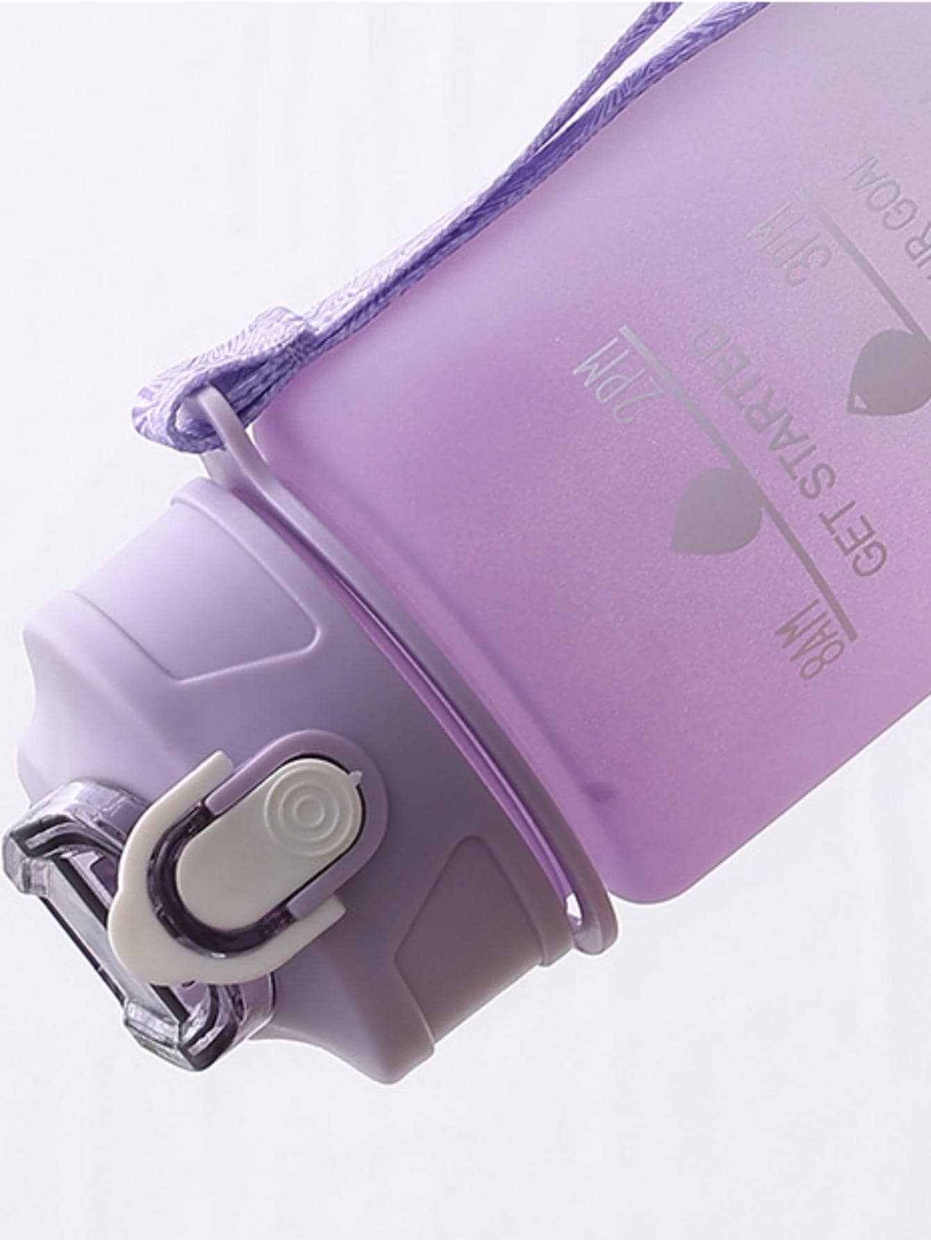 Purple Fusion Ombre effect Time marked bottle for Home/School/Office/Gym/Travel | Non Toxic & Leakproof - Supple Room