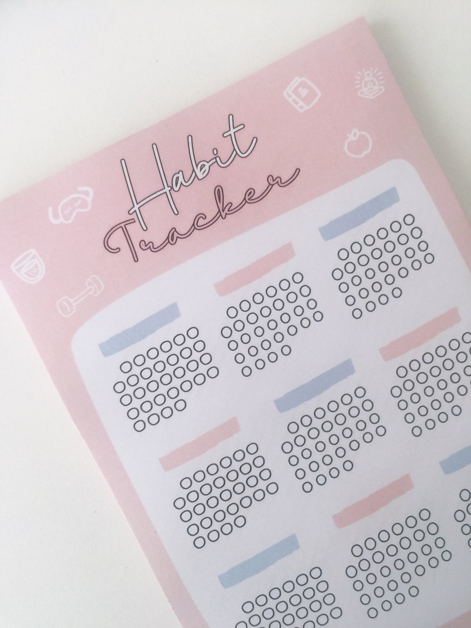 Self Care Habit Tracker | A5 size | 50 sheets - Supple Room