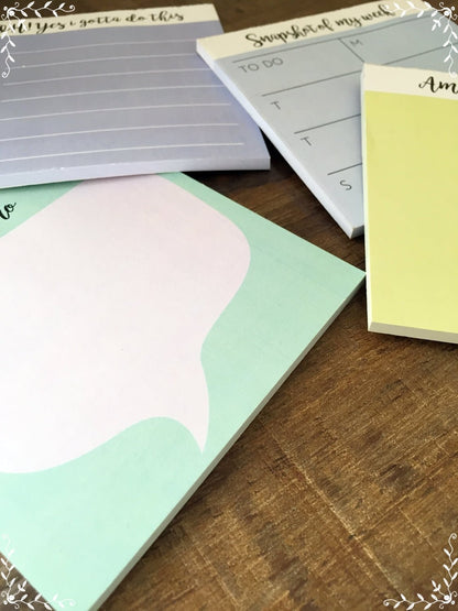 Smart little Planners | Daily/Weekly/Memo Pad/To do | 40 sheets each - Supple Room