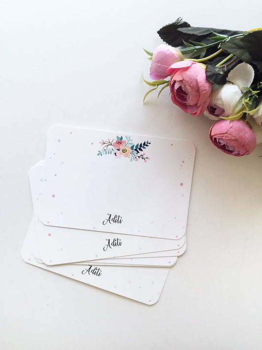 Spring Blossom Notecards | Customized | 12x8 cm - Supple Room