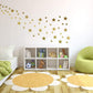 Starry Wall Decals | Geometric Room Décor | 55 Pcs - Supple Room