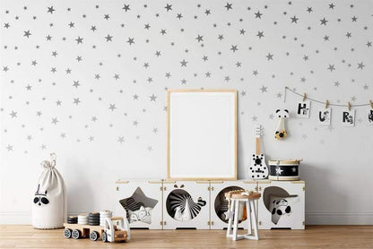 Starry Wall Decals | Geometric Room Décor | 55 Pcs - Supple Room
