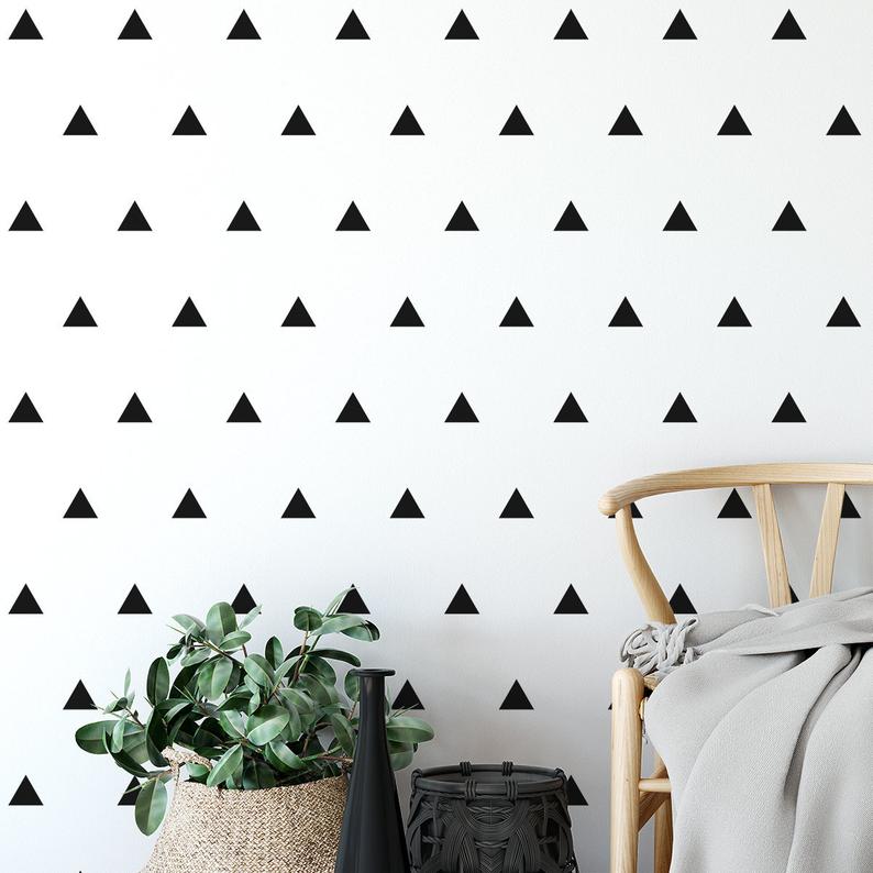 Stylish Triangle Wall Decal | Geometric Room Decor - Supple Room
