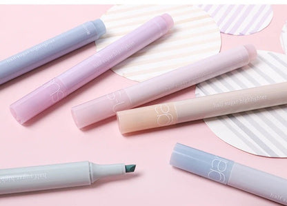 Sweet Sugar soft head Highlighter Marker pens | 6 pcs set - Supple Room