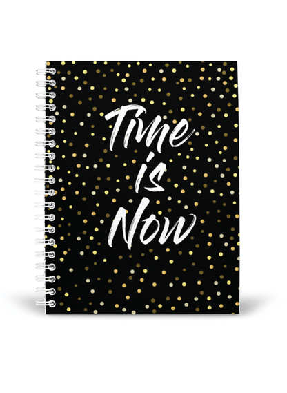 Time is Now Notebook | Available in various sizes - Supple Room