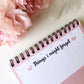 Tiny Blush Pink Notepad | 50 sheets | Spiral bound - Supple Room