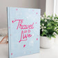 "To Travel is to Live" Travel Planner Journal | A5 Size Hardcover - Supple Room