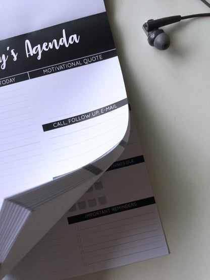 Today's Agenda- Daily Planner | A5 Size - Supple Room