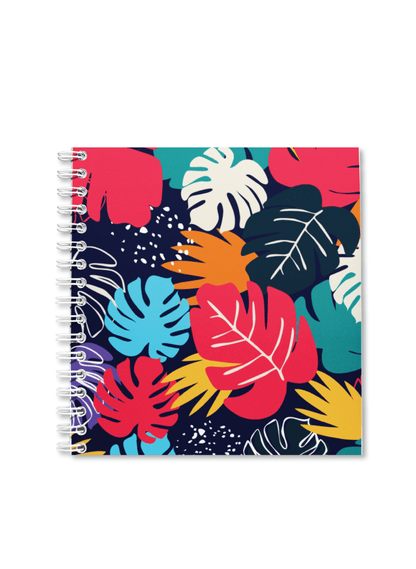 Tropical Leaves Notebook | Available in various sizes - Supple Room