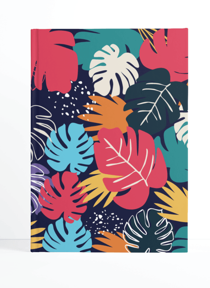 Tropical Leaves Notebook | Available in various sizes - Supple Room