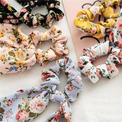 Vintage Floral Scrunchies | Available in 5 designs - Supple Room