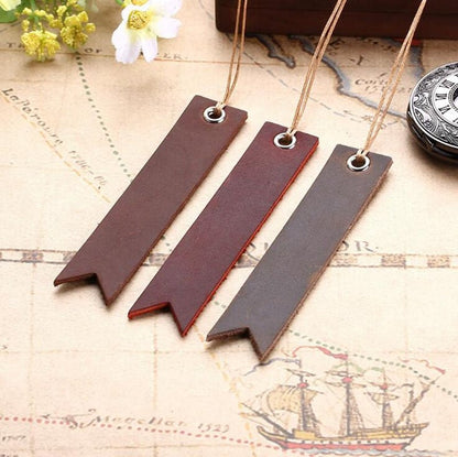 Vintage Genuine Leather Bookmark | Available in 3 colors - Supple Room