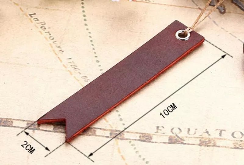 Vintage Genuine Leather Bookmark | Available in 3 colors - Supple Room