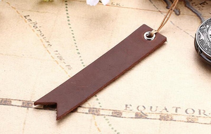 Vintage Genuine Leather Bookmark | Available in 3 colors - Supple Room