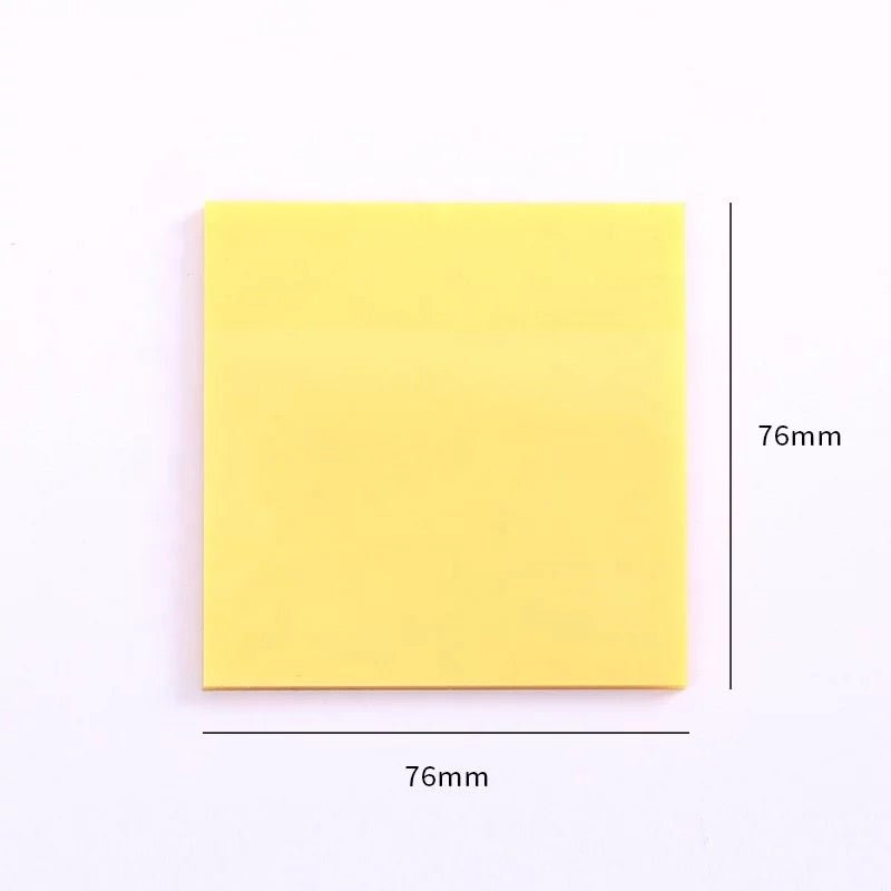 Viral Transparent Matte Sticky Notes | 7.5x7.5 cm - Supple Room