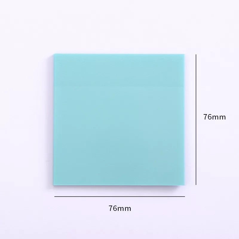 Viral Transparent Matte Sticky Notes | 7.5x7.5 cm - Supple Room