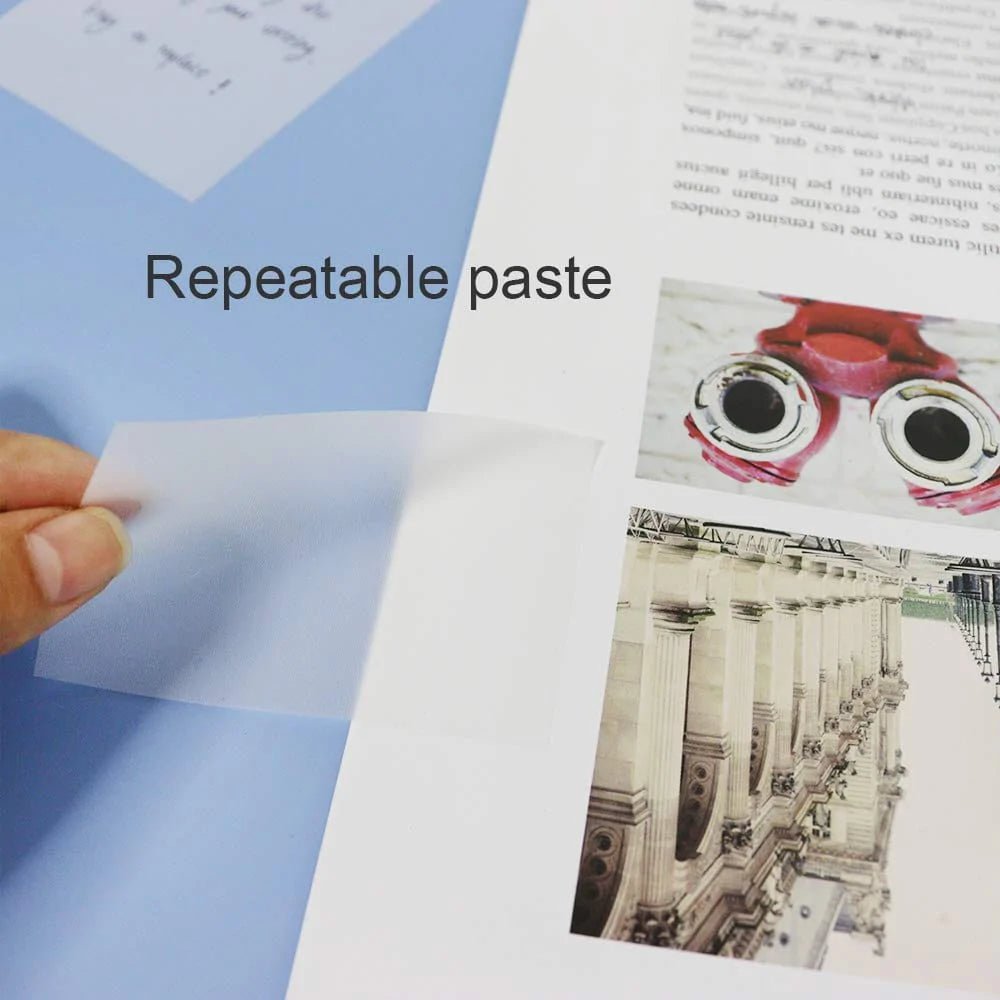 Viral Transparent Matte Sticky Notes | 7.6x 5 cm | Rectangle - Supple Room