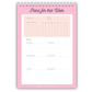 Weekly Planner | 50 Sheets Pad - Supple Room
