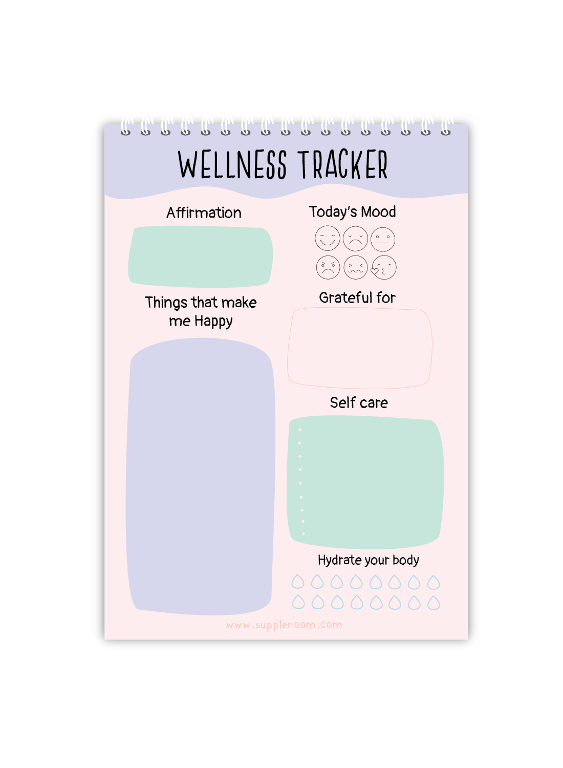 Wellness/Self Care Planner - Supple Room