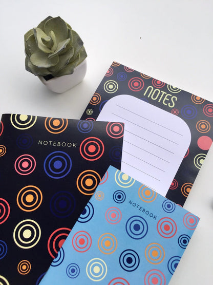 Wheel of Purpose Trio | Set of A5 Notebook, Notepad and A6 Notebook - Supple Room