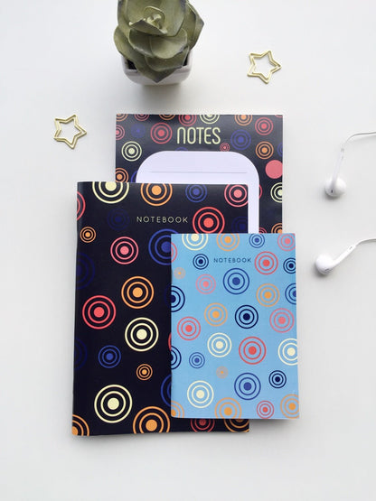 Wheel of Purpose Trio | Set of A5 Notebook, Notepad and A6 Notebook - Supple Room