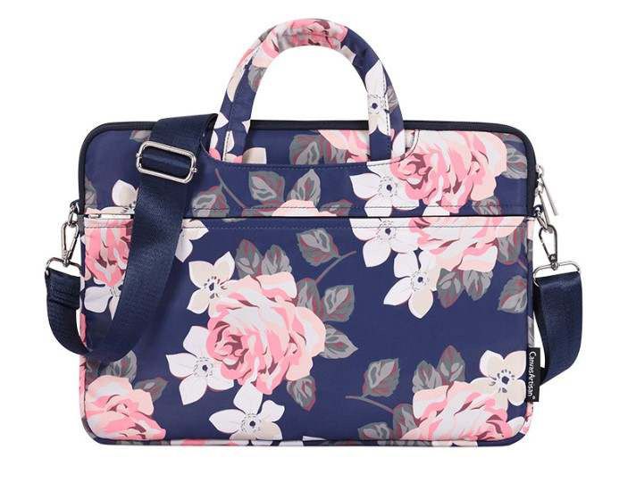 Whispering Roses Laptop Messenger Bag | Available in 2 sizes - Supple Room