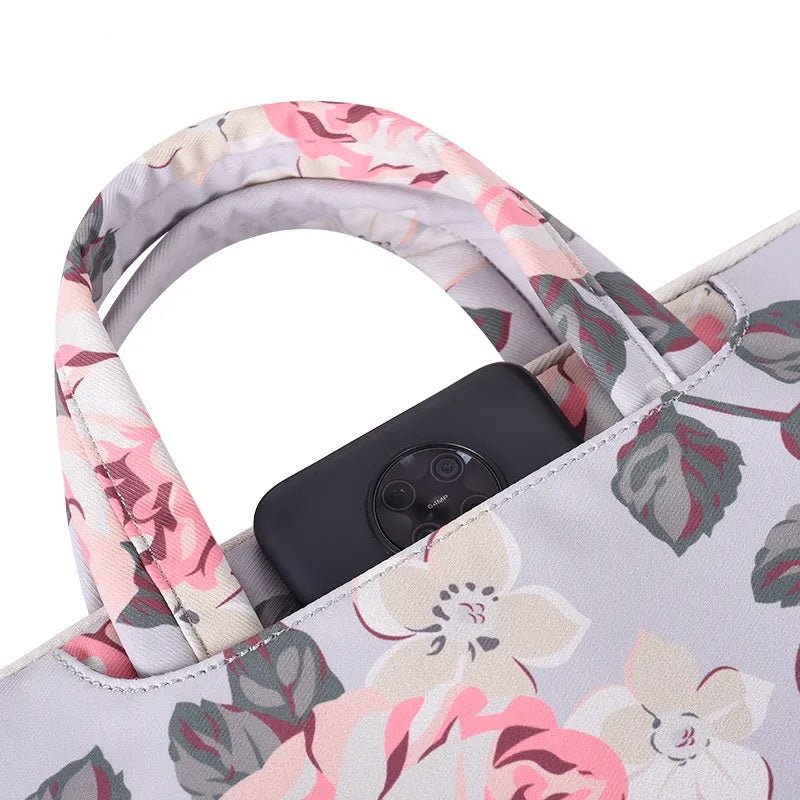 Whispering Roses Laptop Messenger Bag | Available in 2 sizes - Supple Room